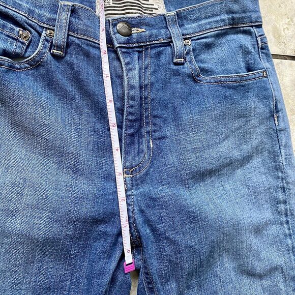 Free People Skinny Mid Rise Blue Jeans size 27 Casual - Picture 4 of 7